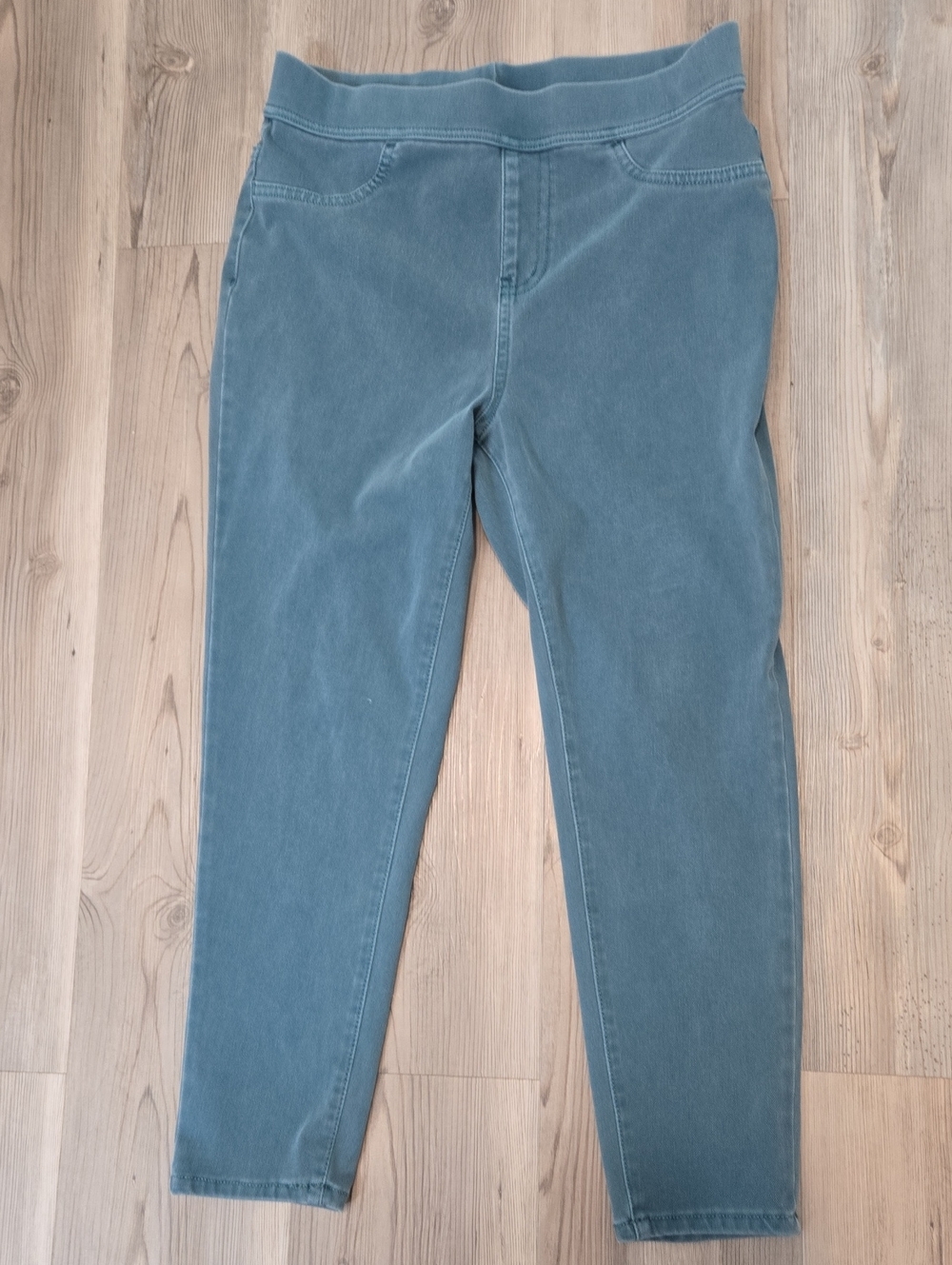 Time and Tru Teal Stretch Jeggings